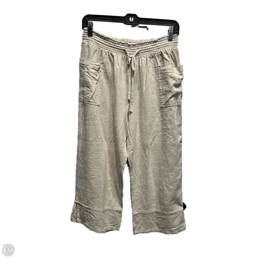Capris By West Bound In Cream, Size: Mp