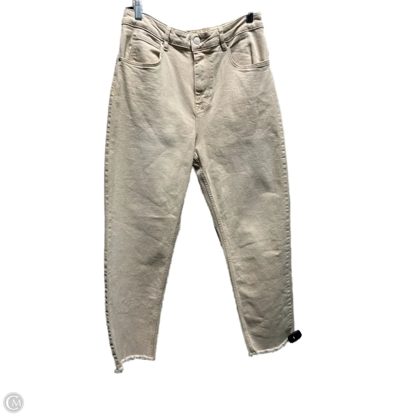 Jeans Straight By Ted Baker In Beige, Size: 12