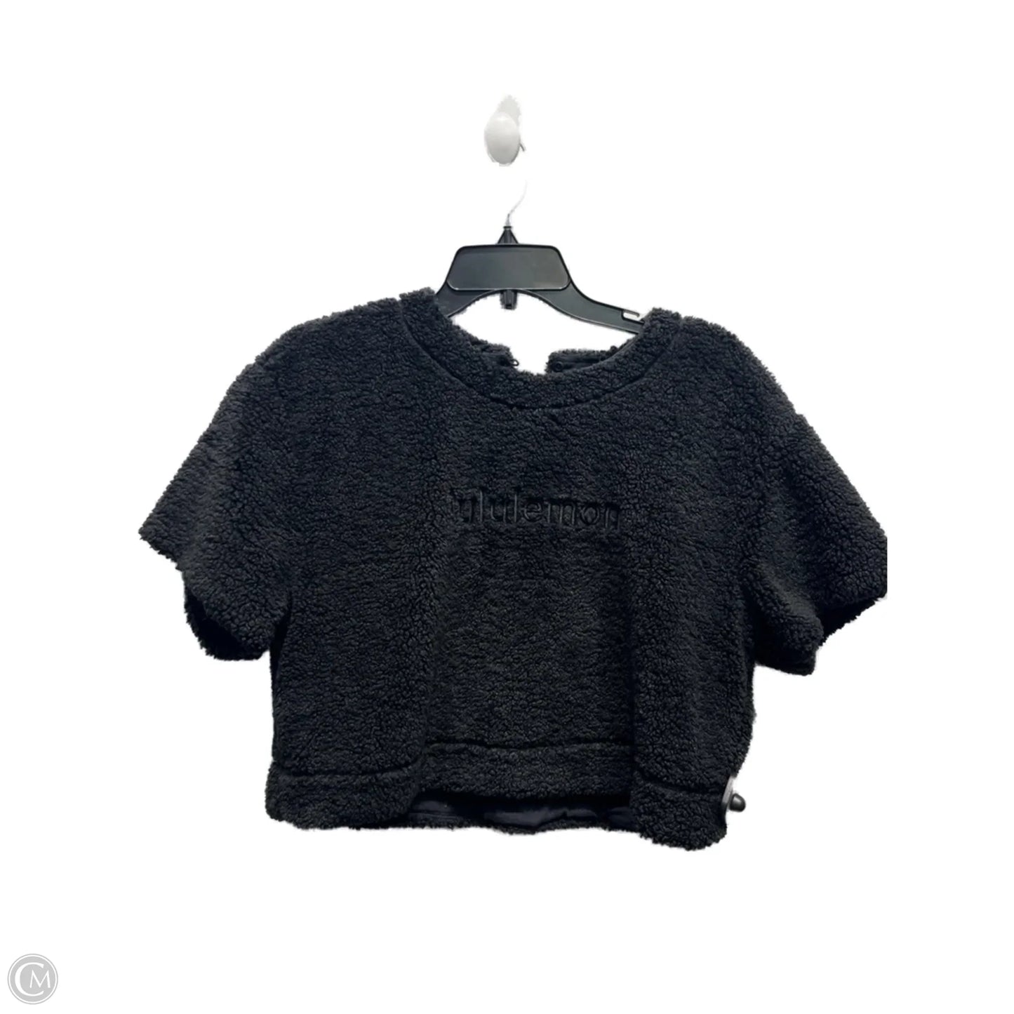 Top Short Sleeve By Lululemon In Black, Size: 10