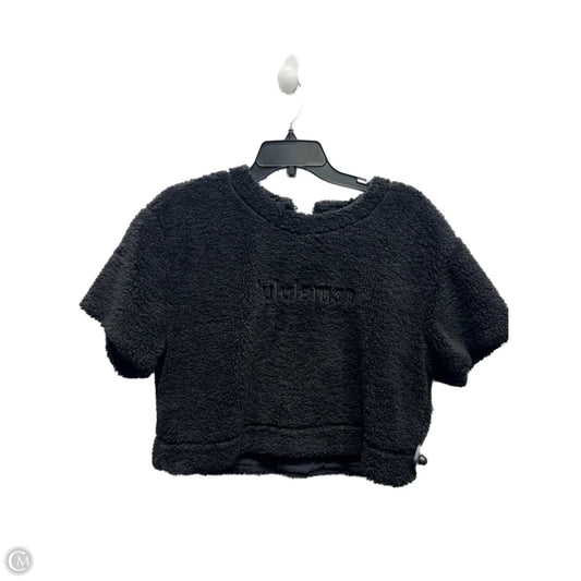 Top Short Sleeve By Lululemon In Black, Size: 10
