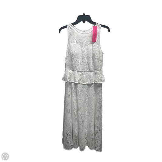 Dress Designer By Lilly Pulitzer In White, Size: 2