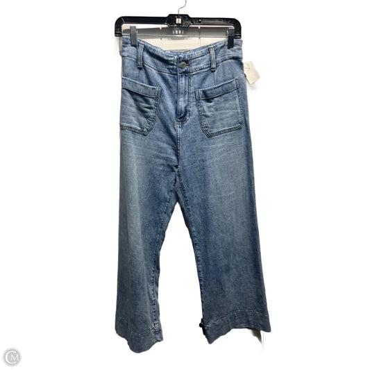 Jeans Wide Leg By Lc Lauren Conrad In Blue Denim, Size: 4