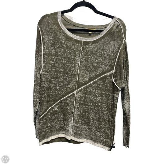 Top Long Sleeve By Democracy In Green, Size: S