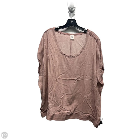 Top Short Sleeve By Sew In Love In Mauve, Size: 2x