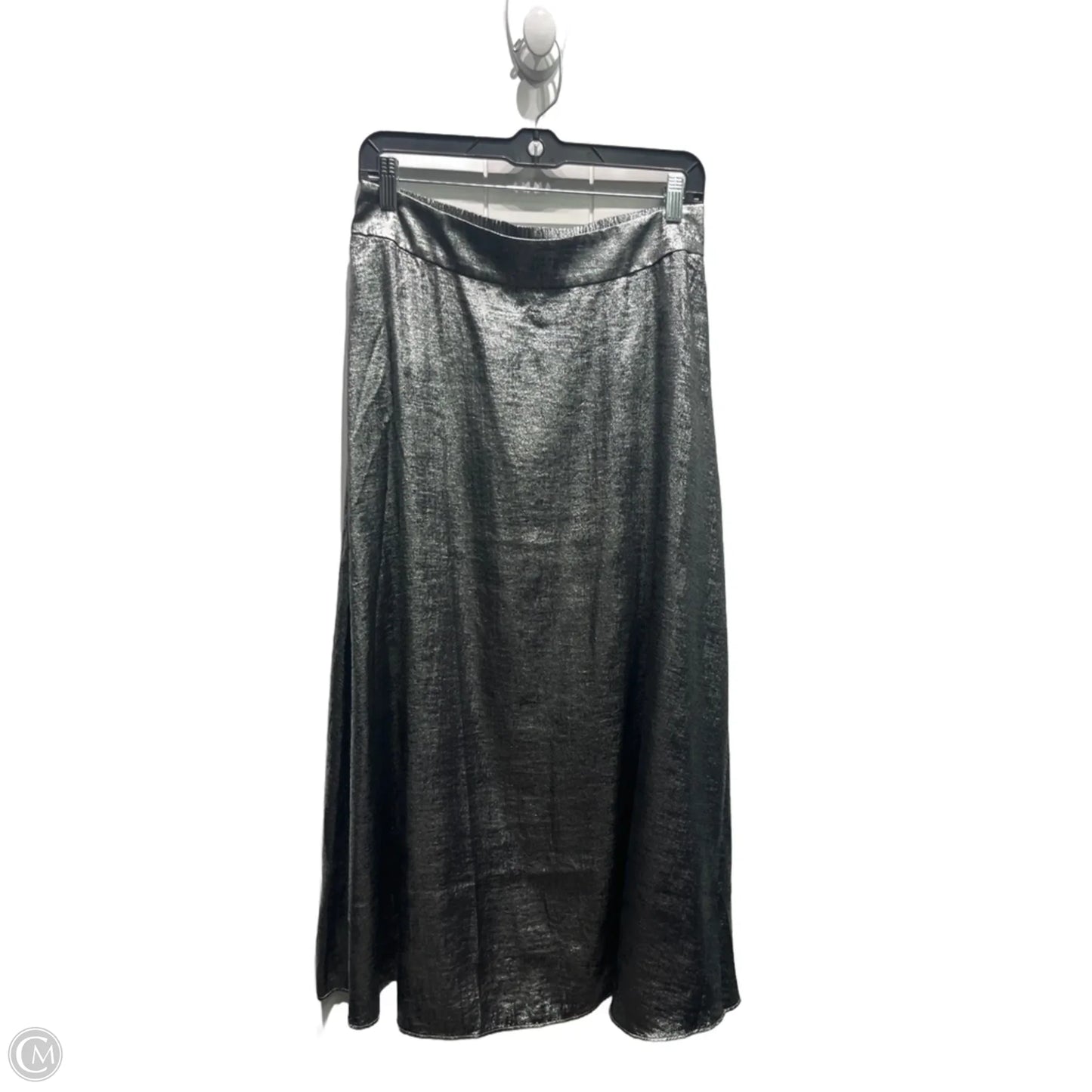 Skirt Maxi By Chicos In Silver, Size: 8