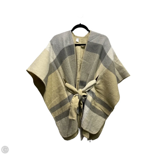Sweater By Clothes Mentor In Grey & Tan, Size: Osfm