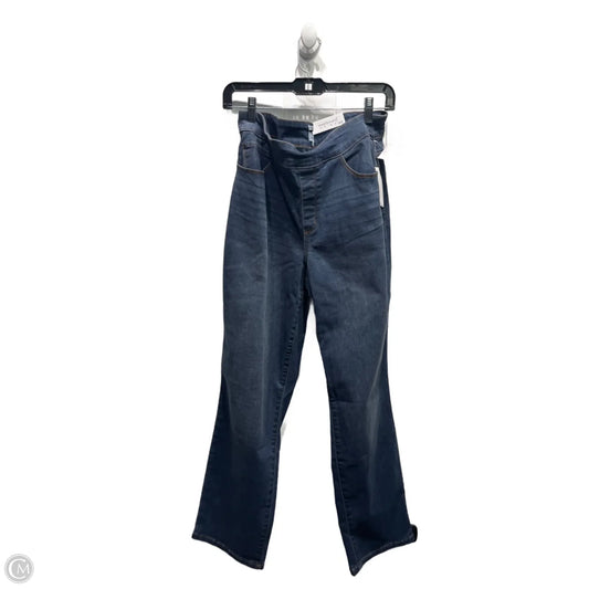 Jeans Straight By West Bound In Blue Denim, Size: 14