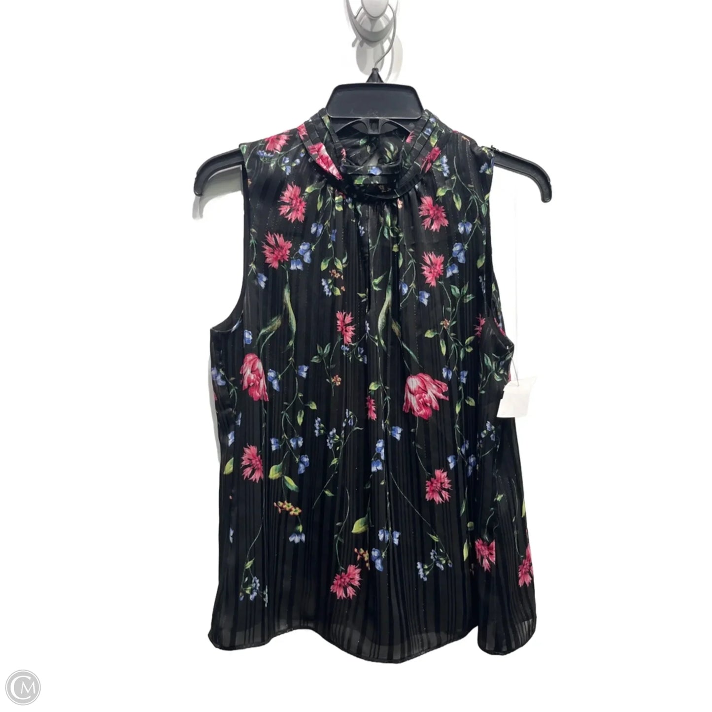 Top Sleeveless By White House Black Market In Black & Pink, Size: S