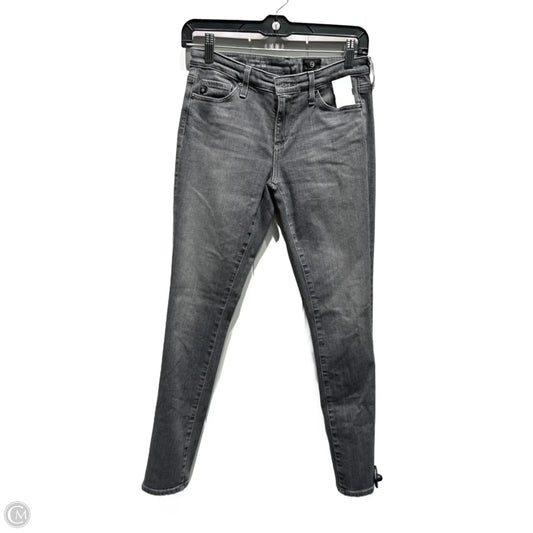 Jeans Skinny By Adriano Goldschmied In Grey Denim, Size: 2