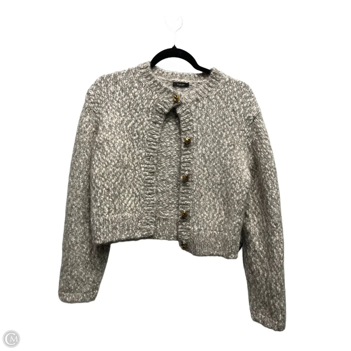 Sweater Cardigan By Massimo Dutti In Taupe, Size: S