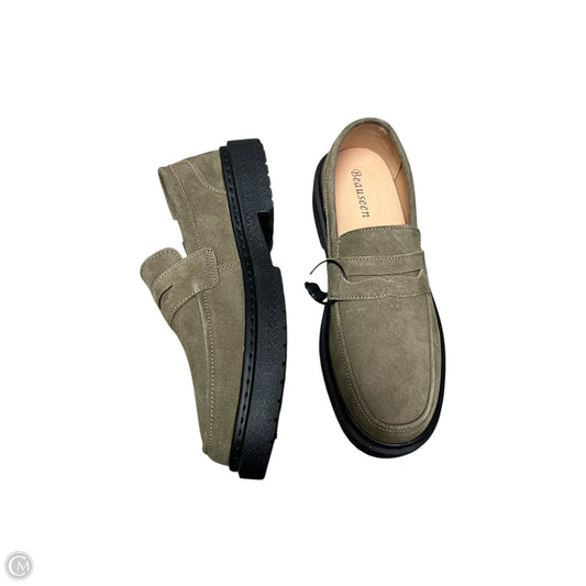 Shoes Flats By BEAUSEEN In Green, Size: 9