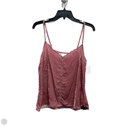 Top Sleeveless By Maeve In Pink, Size: S