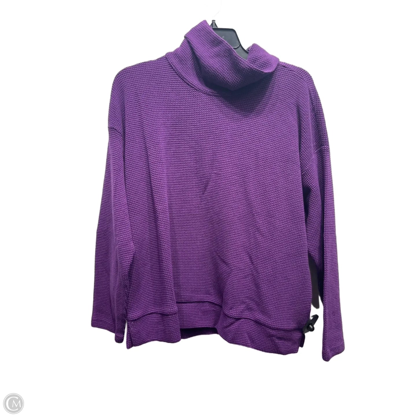 Top Long Sleeve By Talbots In Purple, Size: Xlp