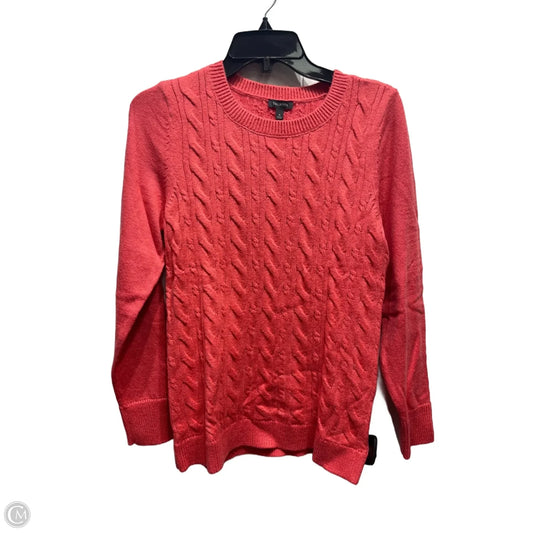 Sweater By Talbots In Coral, Size: M