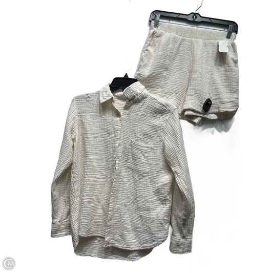 Shorts Set By Universal Thread In Cream, Size: Xs