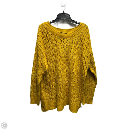Sweater By Lane Bryant In Yellow, Size: 24