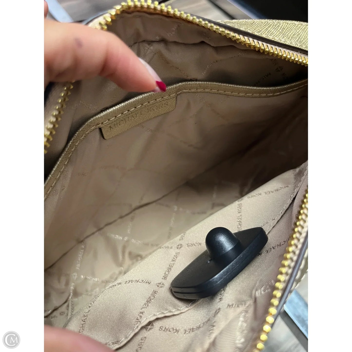 Crossbody Designer By Michael Kors, Size: Medium