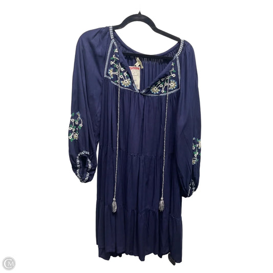 Dress Casual Short By Max Studio In Blue, Size: S