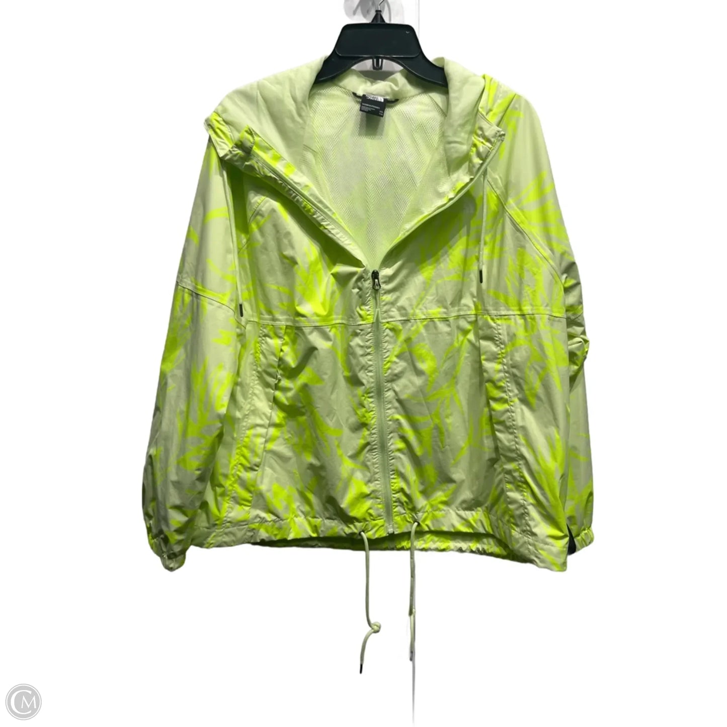 Jacket Windbreaker By The North Face In Yellow, Size: Xxl
