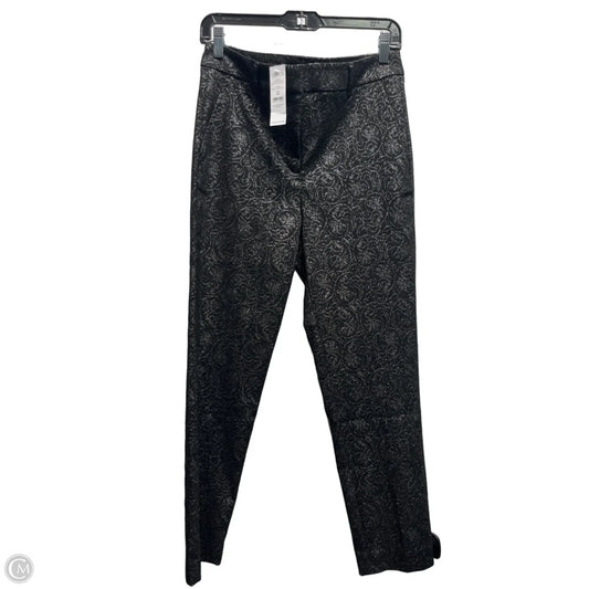 Pants Dress By White House Black Market In Black & Silver, Size: 6