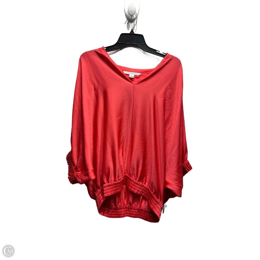 Blouse Designer By Diane Von Furstenberg In Pink, Size: M