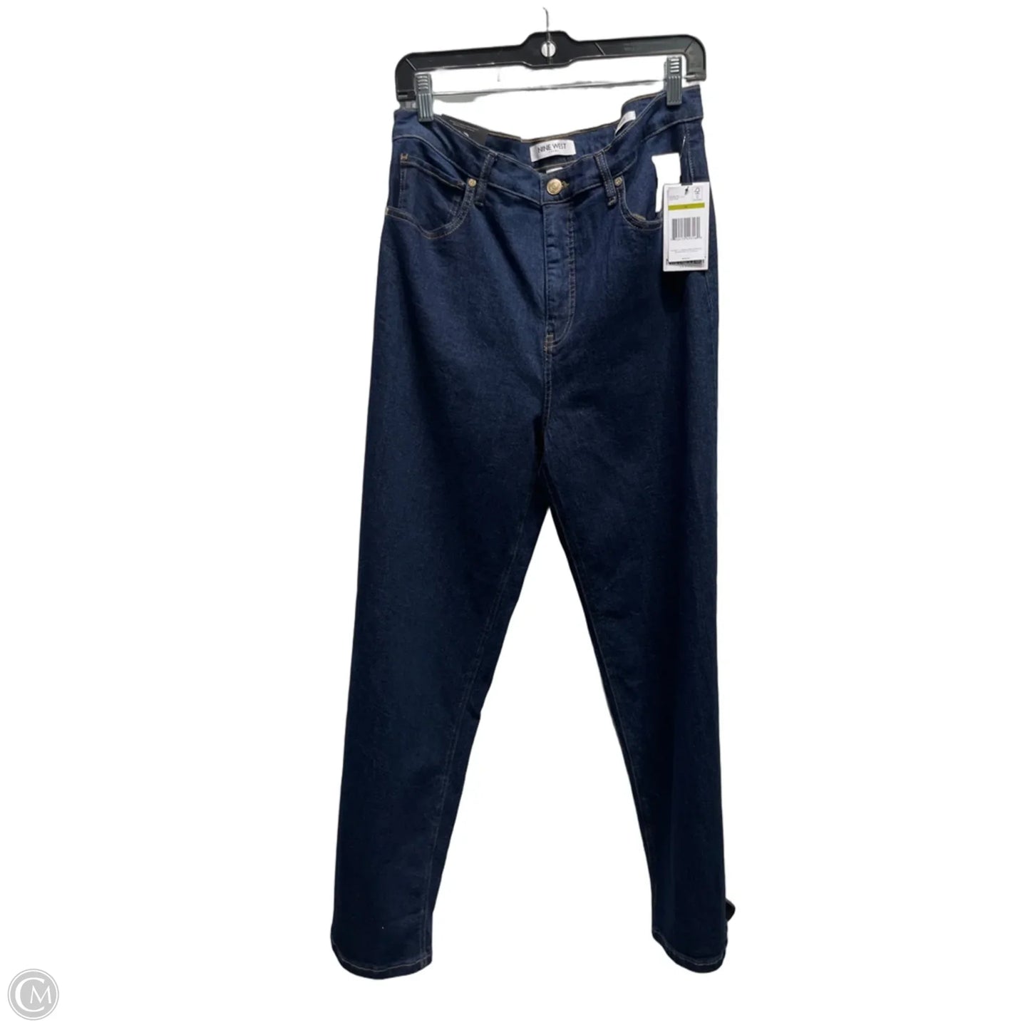 Jeans Wide Leg By Nine West Apparel In Blue Denim, Size: 14