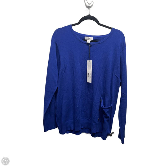 Sweater By Clothes Mentor In Blue, Size: L