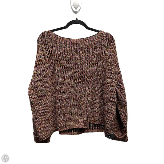 Sweater By French Connection In Black & Pink, Size: M