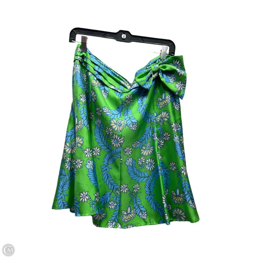 Skirt Designer By Lilly Pulitzer In Blue & Green, Size: 10