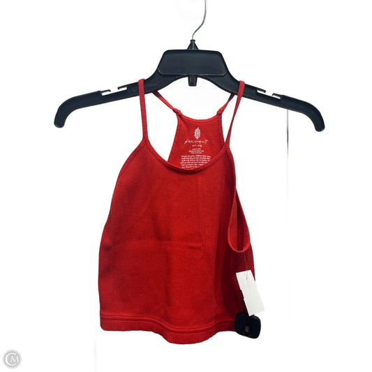 Tank Top By Free People In Red, Size: M
