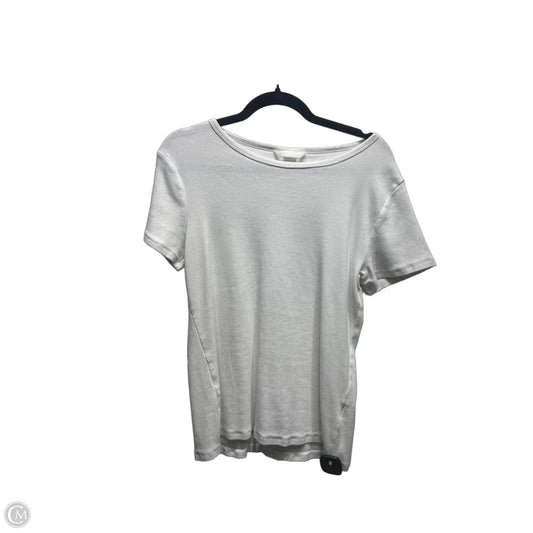 Top Short Sleeve Basic By H&m In White, Size: XL