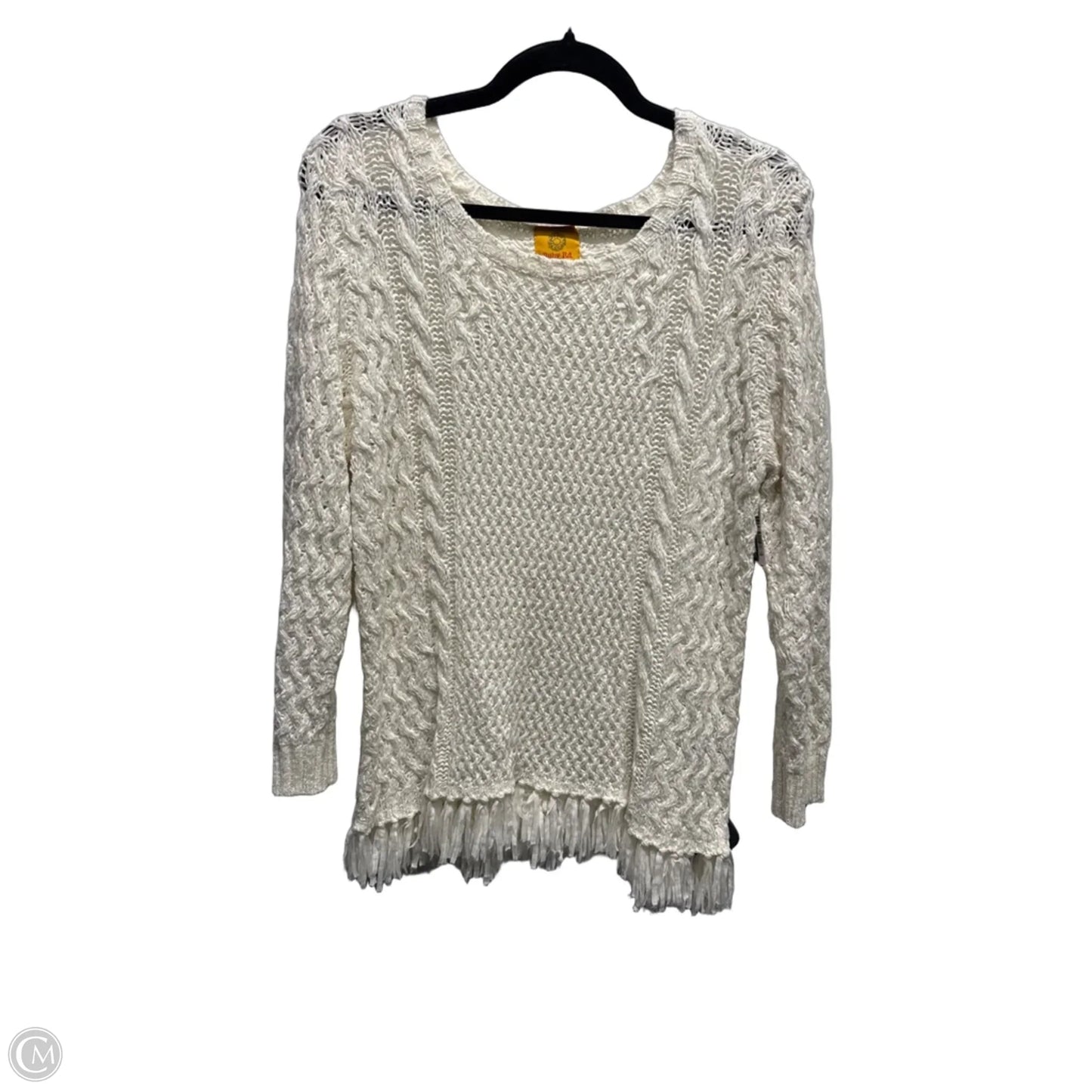 Top Long Sleeve By Ruby Rd In Cream, Size: L