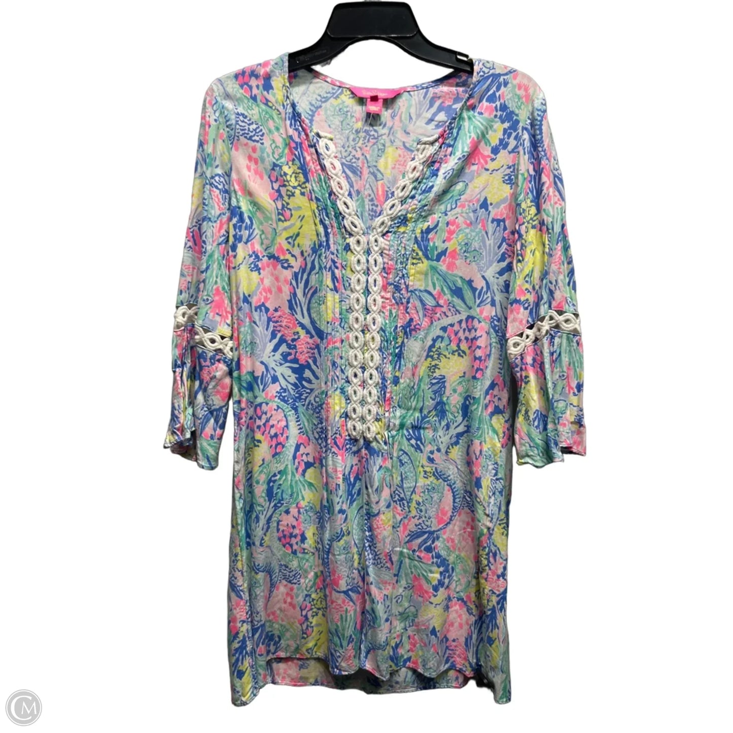 Dress Designer By Lilly Pulitzer In Blue & Pink, Size: S