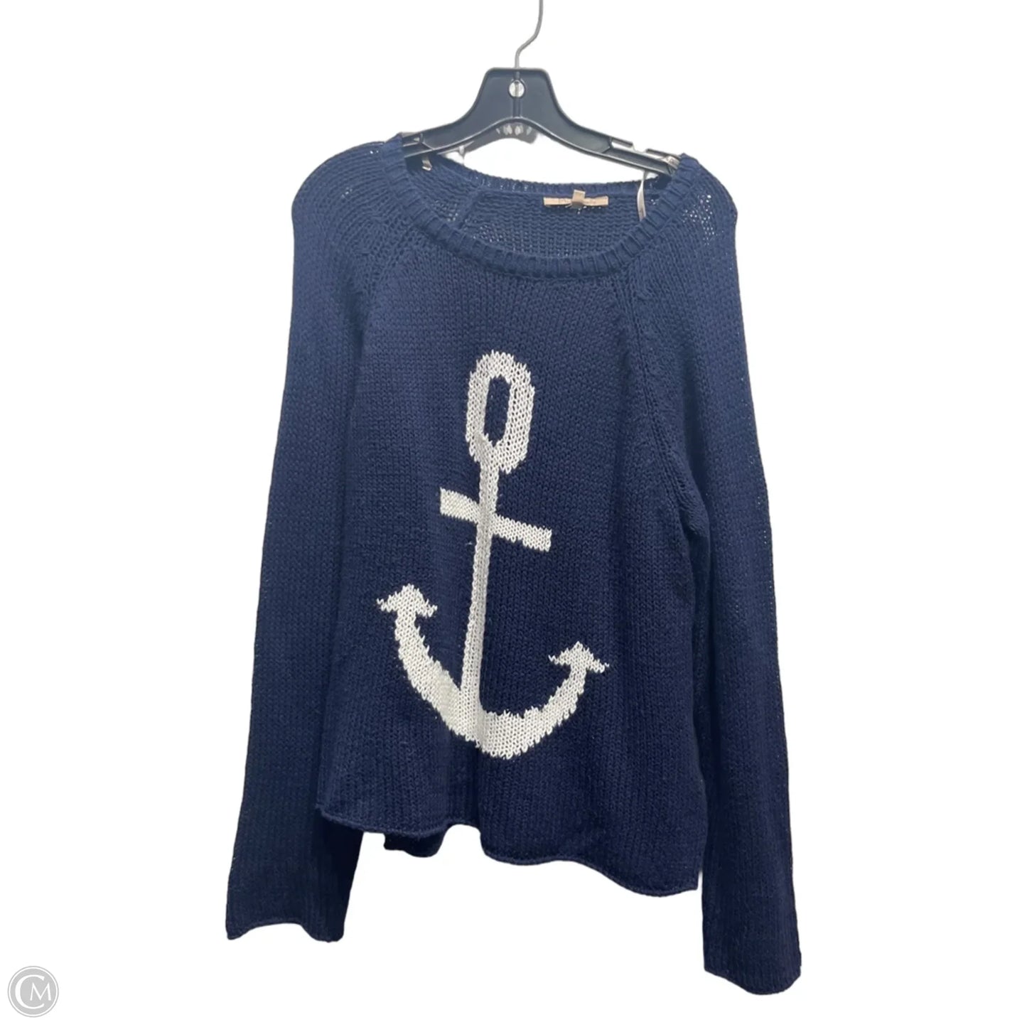 Sweater By MY DANIELLE In Blue & White, Size: S