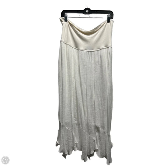 Skirt Maxi By New Directions In White, Size: Xl