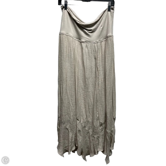 Skirt Maxi By New Directions In Taupe, Size: Xl
