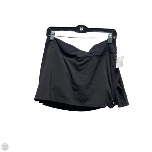 Athletic Skort By Lululemon In Black, Size: 8