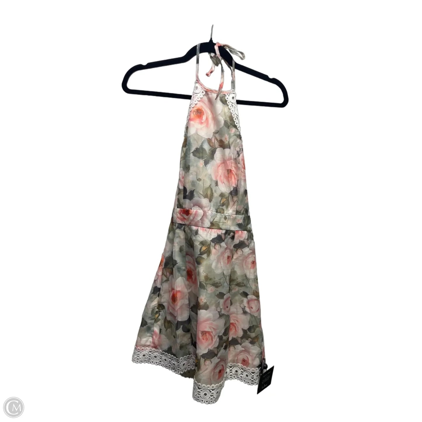Dress Casual Short By Lulu In Green & Orange, Size: Xs