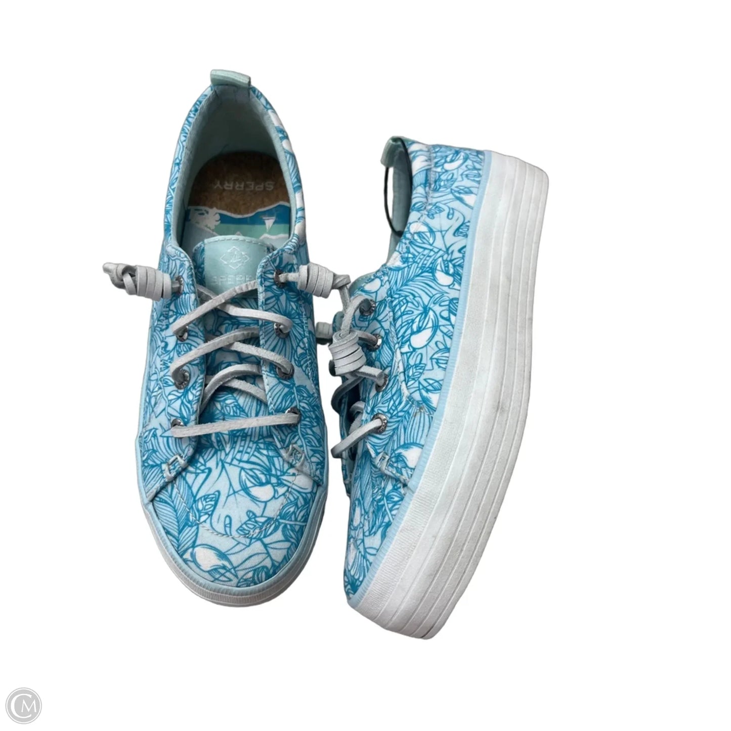 Shoes Sneakers By Sperry In Blue, Size: 8