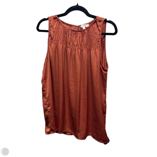 Top Sleeveless By Monday Fun In Tan, Size: L
