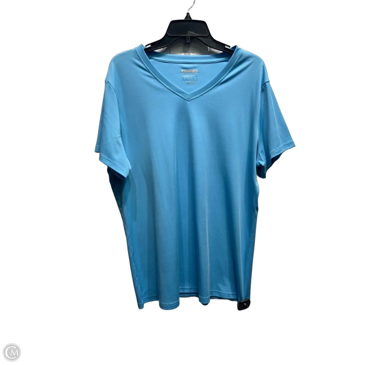 Top Short Sleeve Basic By Cme In Blue, Size: 2x