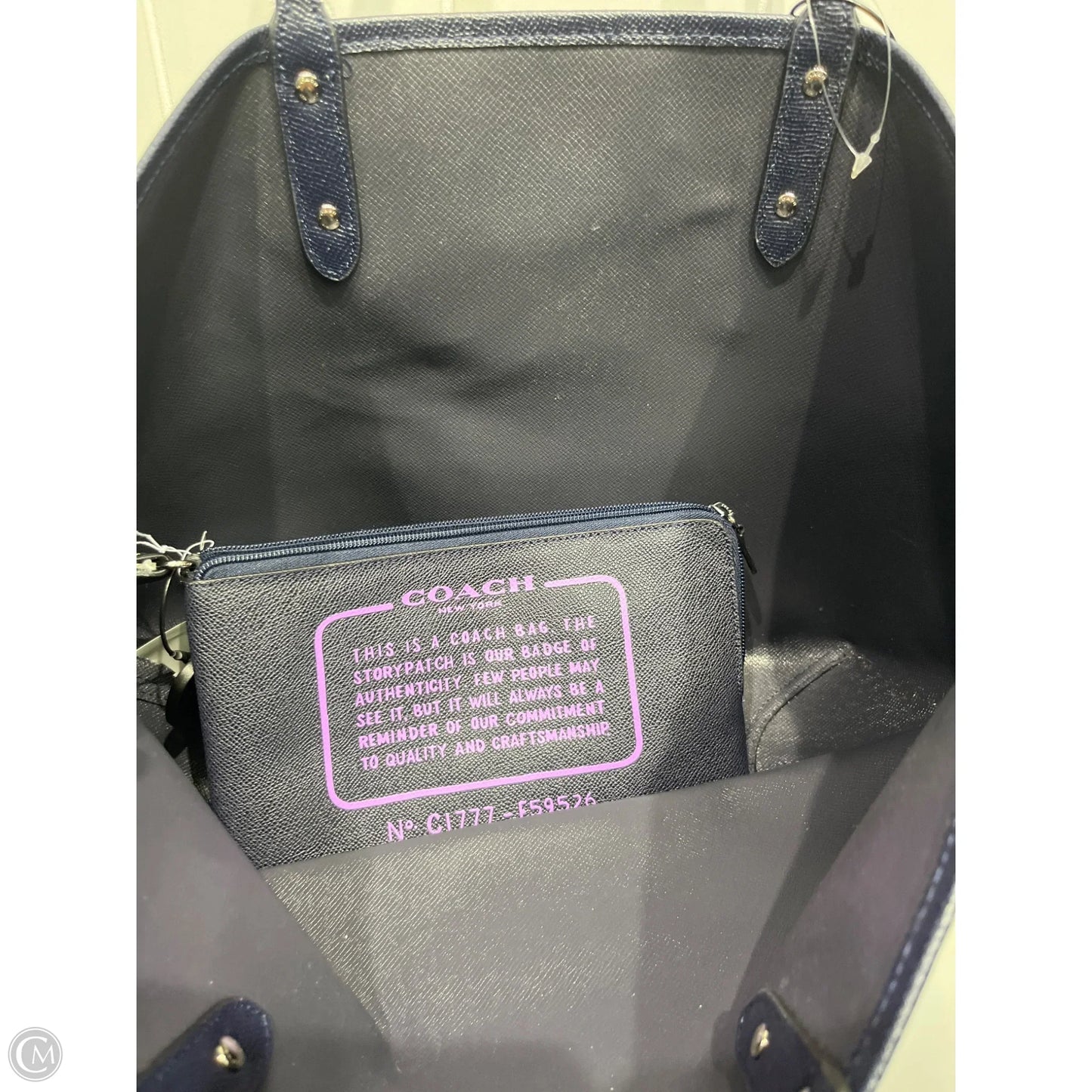 Tote Designer By Coach, Size: Large