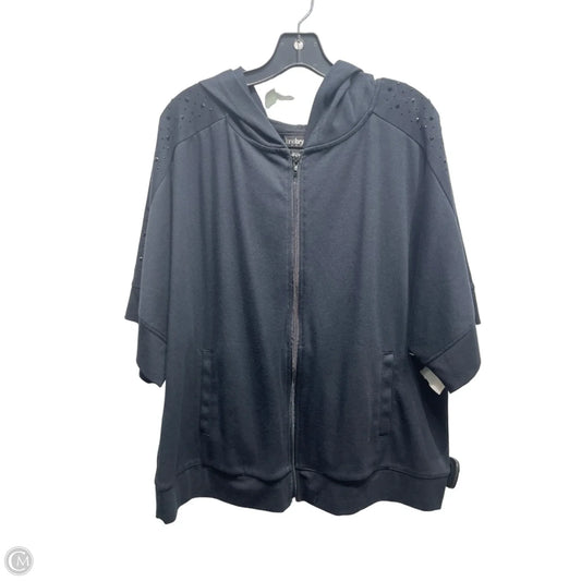 Top Short Sleeve By Lane Bryant In Black, Size: 16