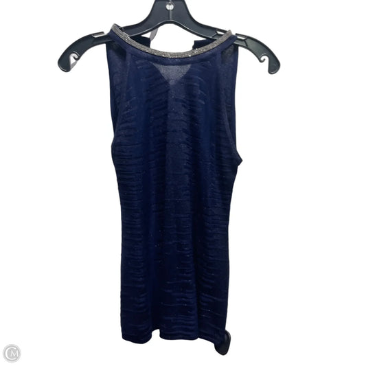 Top Sleeveless By White House Black Market In Navy, Size: Xsp