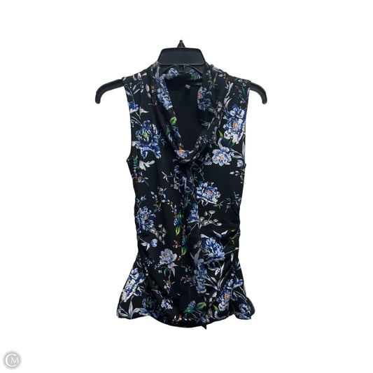 Top Sleeveless By White House Black Market In Blue, Size: Xxs
