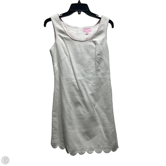 Dress Designer By Lilly Pulitzer In Pink & White, Size: 2