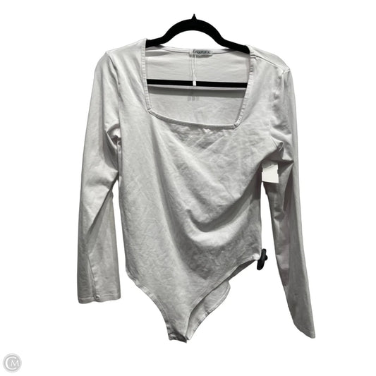 Bodysuit By Mangopop In White, Size: Xl