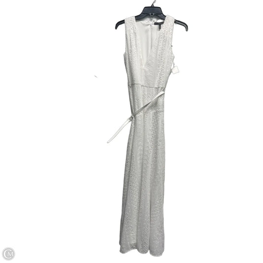 Dress Party Long By White House Black Market In White, Size: 0