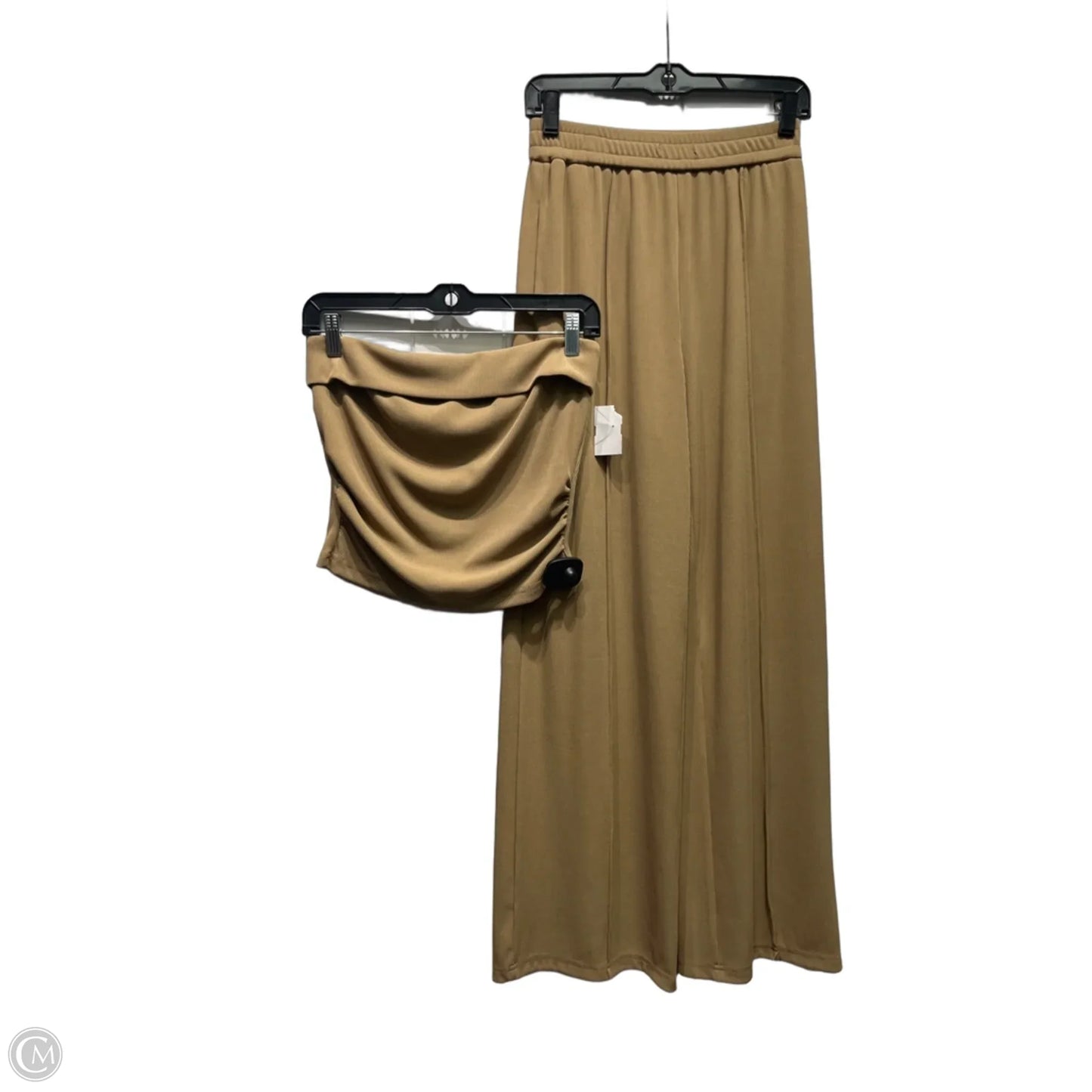 Pants Set 2pc By Prettygarden In Tan, Size: S