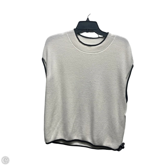 Top Short Sleeve By Clothes Mentor In Black & Cream, Size: Xl